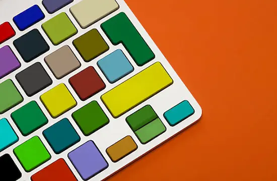 creation site clavier couleurs