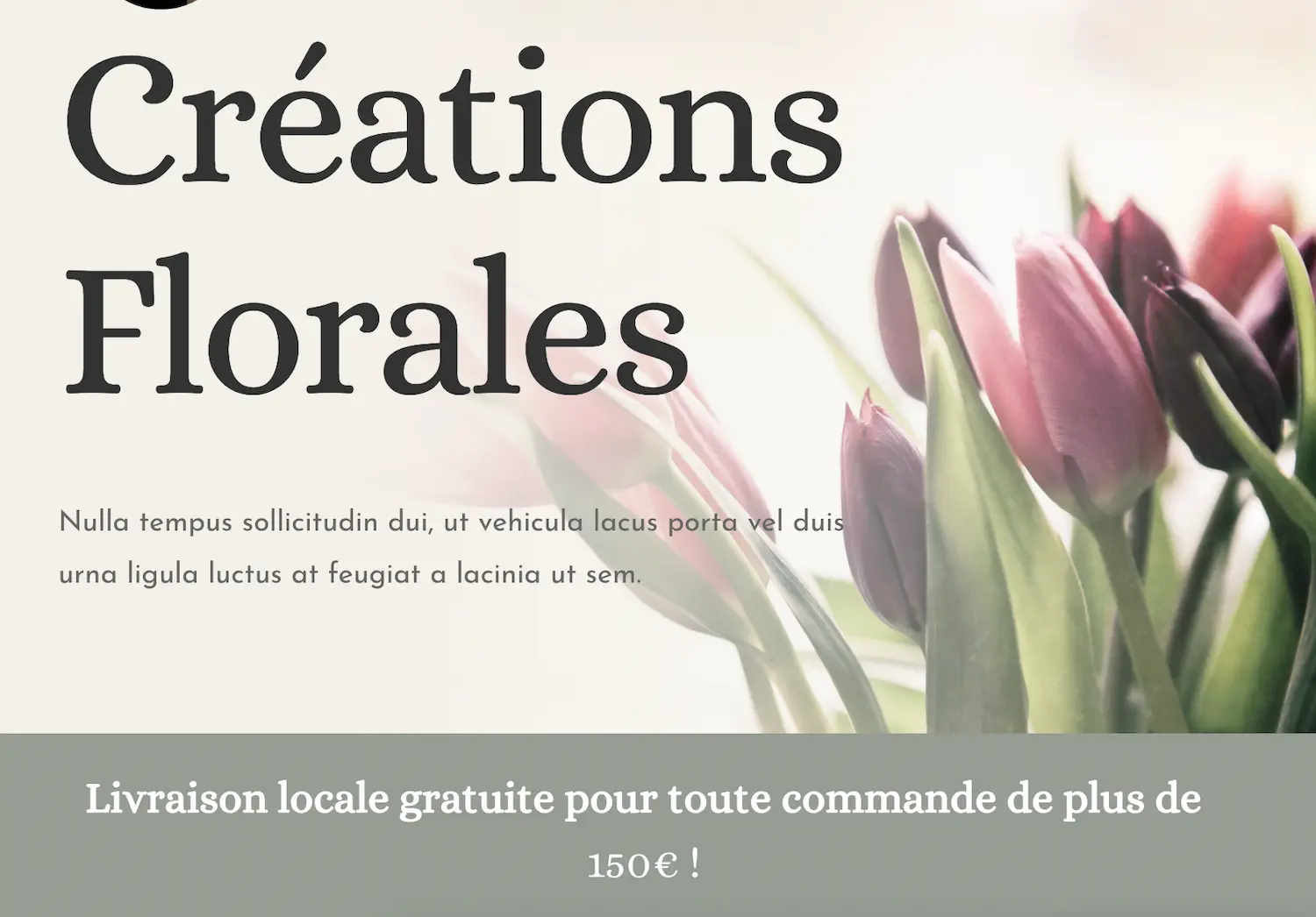 ex page accueil creations florales