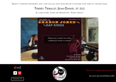 page présentation emission radio eoz editions