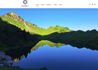 page accueil du site bysurya.fr