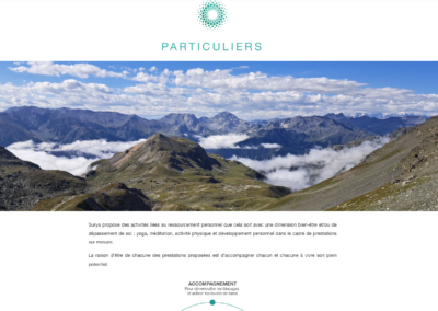 page particuliers du site bysurya.fr