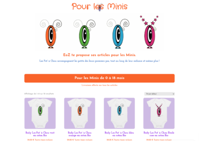 page pour les minis eozcréations.fr